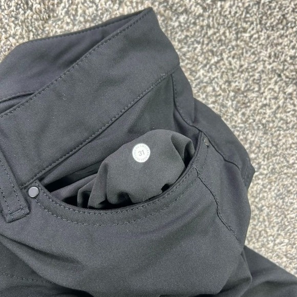 Lululemon City Sleek 5 Pocket Wide-Leg High Rise 7/8 Length Womens 31 Black - Picture 5 of 10